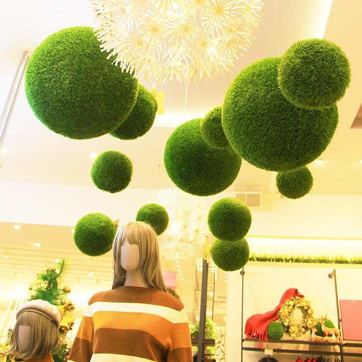 植物球吊頂效果圖