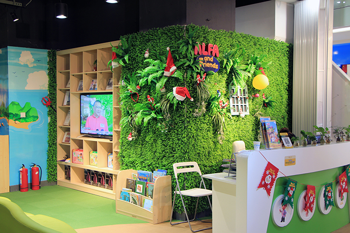 室內(nèi)仿真植物墻